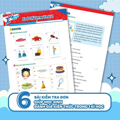 Sách - Super Test - Đề Kiểm Tra Nhanh Tiếng Anh Lớp 5 - Megabook
