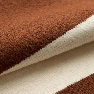 Áo polo dệt kim tay ngắn nam kẻ sọc. Loose - ROUTINE 10F25KNI008