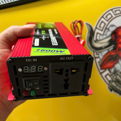 Bộ Kích Điện Sóng Sin Chuẩn 12V-220V – Inverter Nhật Bản 1600W, Loại Xịn, Siêu Bền