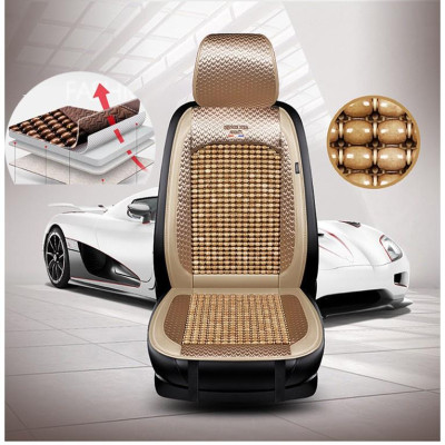 Lót Ghế Ô Tô - Bọc Ghế Ô Tô - Lót Ghế Hạt Gỗ Cao Cấp Chống Nóng, Massage Lưng
