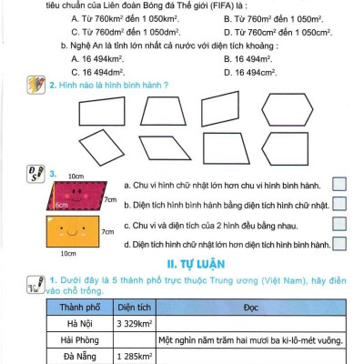 Bộ Đề Kiểm Tra, Đánh Giá Năng Lực Toán 4 - Tập 2