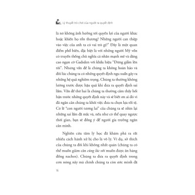 Lý Thuyết Trò Chơi Của Người Ra Quyết Định