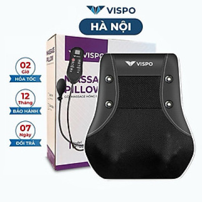 Gối Massage Cổ Vai Gáy Hồng Ngoại (loại 1 ) - Máy Massage 20 bi cao cấp thế hệ mới bản nâng cấp siêu xịn