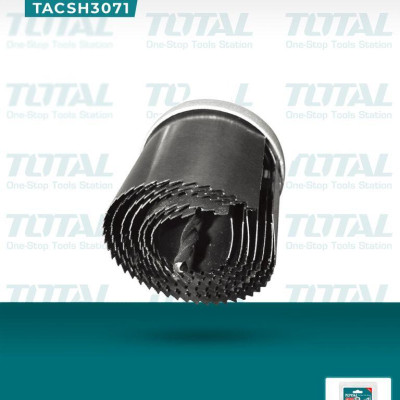 BỘ MŨI KHOÉT LỖ GỖ 7 CHI TIẾT TOTAL TACSH3071 - HÀNG CHÍNH HÃNG