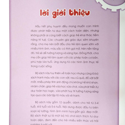 Thiên Tài Toán Học (5-6 Tuổi) - Phát Triển Tư Duy Phân Loại Sắp Xếp