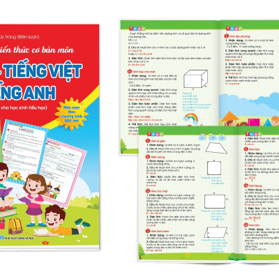 Hệ thống kiến thức cơ bản môn Toán - Tiếng Việt - Tiếng Anh (Dành cho học sinh tiểu học) - Biên soạn theo chương trình SGK mới