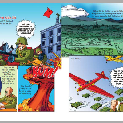 Sách - Lược Sử Thế Giới Bằng Tranh - Bình minh của văn minh nhân loại - Hy Lạp và La Mã cổ đại ... Thế chiến II - Tranh chấp và hòa giải ( Bộ 17 quyển )