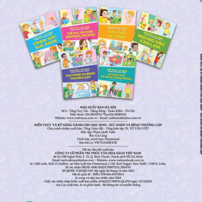 Combo 2 Quyển Kiến Thức Và Kỹ Năng Dành Cho Học Sinh: Những Việc Cần Làm + Sức Khoẻ Và Bệnh Thường Gặp 