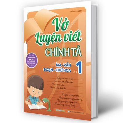 Sách - Vở Luyện Viết Chính Tả Âm - Vần - Đoạn - Chữ Hoa Lớp 1 - Megabook