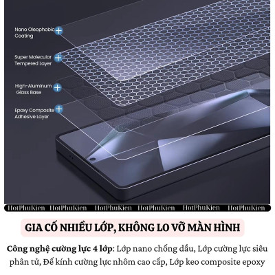 Dán kính cường lực màn hình khung tự dán cho Samsung Galaxy S25 Ultra 5G hiệu Nillkin H+ Pro - Mỏng 0.2mm, Phủ Nano Olephobic, Vát cạnh 2.5D, chống vân tay - Hàng nhập khẩu