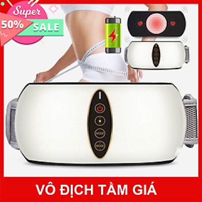 Đai massage tan mỡ bụng- rung lắc và xoay 360 độ hiệu quả Đai Massage đốt cháy chất béo- hồng ngoại giảm đau nhức- làm thon gọn cơ thể