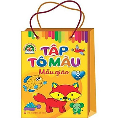 Sách : Tập Tô Màu Mẫu Giáo ( Túi 8 Cuốn) B60 - TSMN