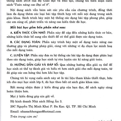 Toán Nâng Cao Đại Số 8 (Dùng Chung Cho Các Bộ SGK Hiện Hành) (HA)