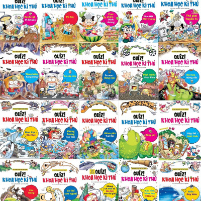 Sách – Quiz! Khoa Học Kì Thú (Combo 15 cuốn bất kỳ)