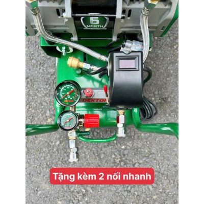 Máy nén khí không dầu Dekton DK-AC3950PLUS - Công suất 3000W/4.0Hp - Bình 50 lít - chính hãƞg!