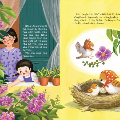 Chú Sẻ Con Và Bông Hoa Bằng Lăng (Những Truyện Hay Viết Cho Thiếu Nhi - Phiên Bản Sách Tranh)