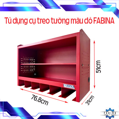 Tủ dụng cụ treo tường màu đỏ