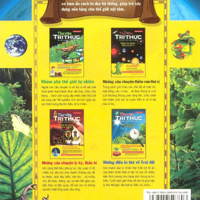 Bộ Thư Viện Tri Thức Dành Cho Học Sinh (Bộ 4 Cuốn)