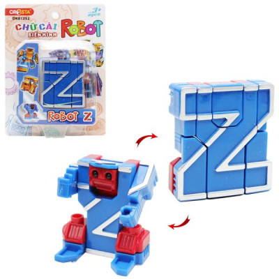 Đồ Chơi Lắp Ráp Biến Hình Robot Chữ Cái Z - Cresta DK81251