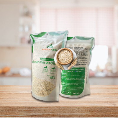 Yến mạch nguyên hạt Cán mỏng Sức Khỏe Xanh, hàng chính hãng nhập khẩu từ Úc, Túi 450g