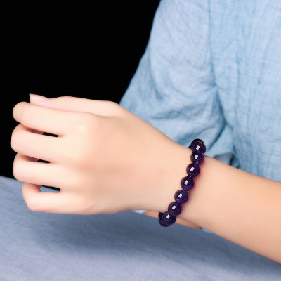 Vòng tay Nữ, vòng tay phong thủy đá mã não tím thiên nhiên hút Tài Lộc