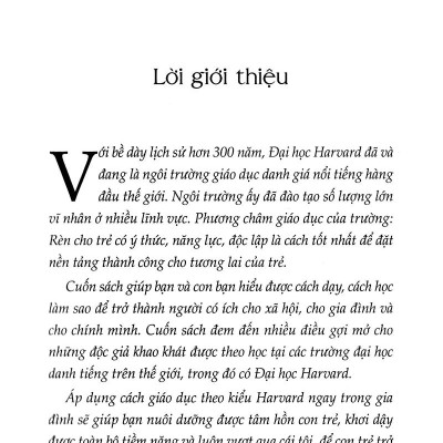 Giáo Dục Thành Công Theo Kiểu Harvard Tập 2