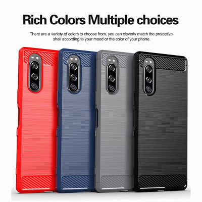 Ốp lưng Sony Xperia 5 hiệu Likgus chống sốc chuẩn quân đội, chống va đập, chống vân tay - Hàng nhập khẩu