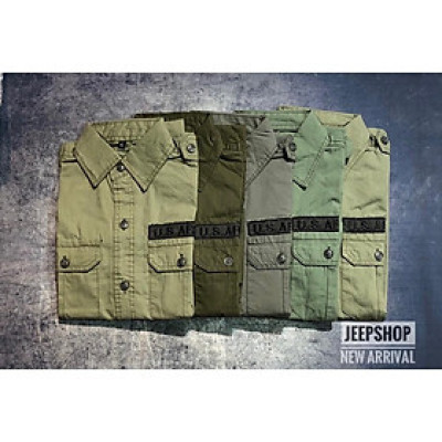 Áo sơ mi dài tay US.Army_kaki_túi hộp