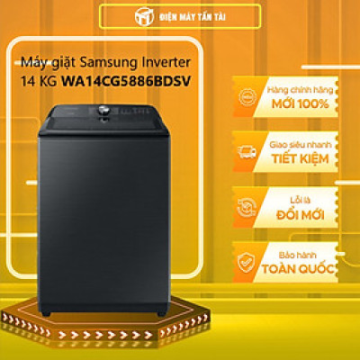 Máy giặt Samsung Inverter 14 kg WA14CG5886BDSV