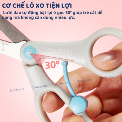 Kéo Học Sinh An Toàn Cho Bé Mideer Craft Scissors, kéo thủ công cho bé