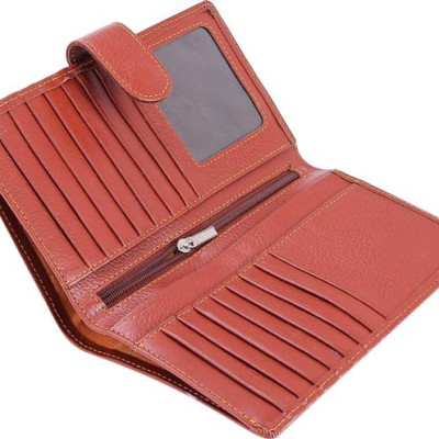 Ví Nam Dáng Đứng Huy Hoàng HT2144 (12.5 x 10 cm) - Da Bò