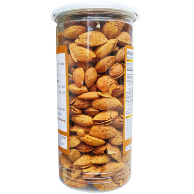 Hạnh Nhân Rang Bơ Hàng Nhập Khẩu Cao Cấp Thương Hiệu SK FOOD - Hũ 450G