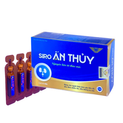 Siro Ấn thuỷ Vinh Thịnh Vượng VV, hộp 20 ống, dùng cho trẻ đái dầm, tiểu đêm nhiều