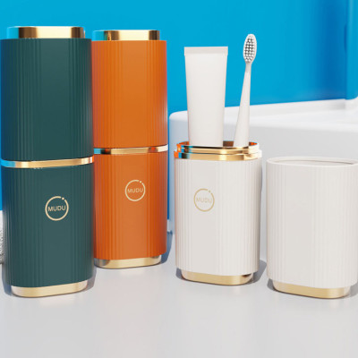Hộp Đựng Bàn Chải , Kem Đánh Răng Du Lịch MUDU-Chính Hãng ( Màu ngẫu nhiên)