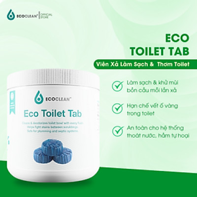 Viên tẩy và làm thơm toilet hương lavender - Eco Toilet Tab - Hộp 10 viên