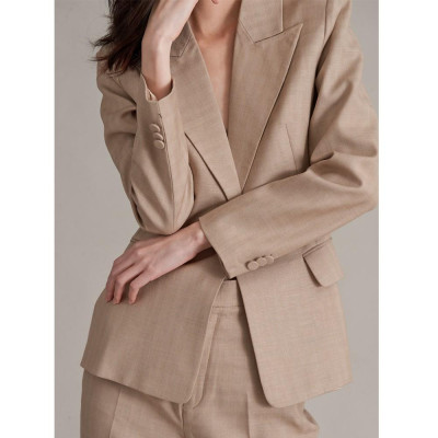 Set Suits kiểu 1 cúc màu be 2NDDATE