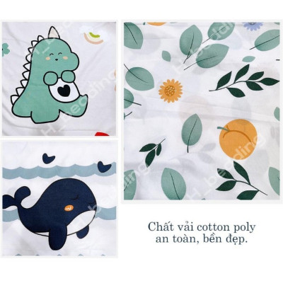 Set Ga Gối 3 Món gồm (1 ga + 2 vỏ gối đầu) siêu nhiều mẫu (Shop Gửi Màu Ngẫu Nhiên).