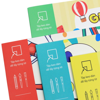 Tập Vẽ A4 - 40 Trang 120gsm - The Sun - Tô Màu Rực Rỡ