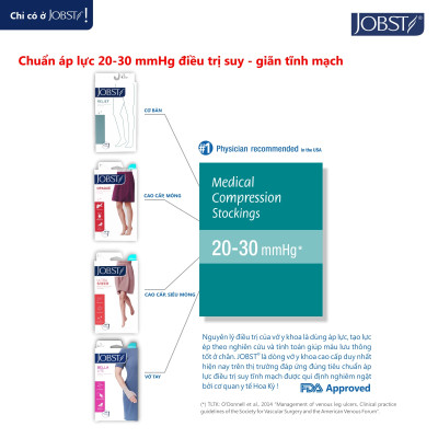 Vớ găng tay JOBST Bella Lite hỗ trợ điều trị phù bạch huyết