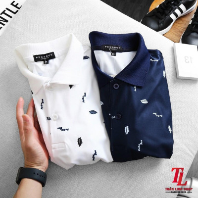 ÁO THUN NAM CAO CẤP CỔ BẺ PEGA IN