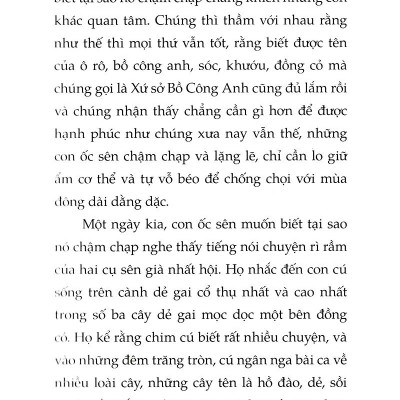 Chuyện Con Ốc Sên Muốn Biết Tại Sao Nó Chậm Chạp (Tái Bản 2022)