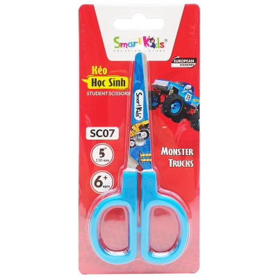 Kéo Học Sinh Monster Truck - Smart Kids SC07 - Xanh Dương
