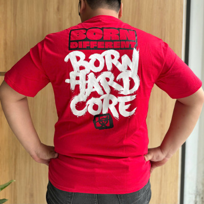 Áo Thun Thể Thao Mutant Born Hardcore Graffiti - Màu Đỏ