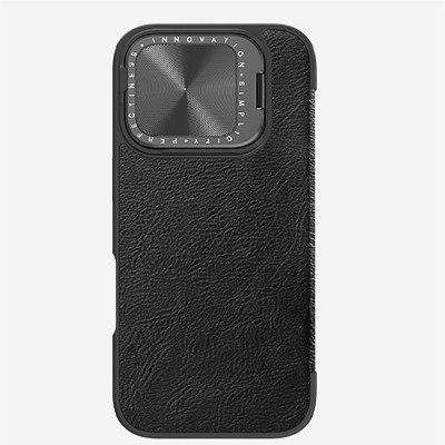 Bao Da Nillkin Qin Prop Leather Cho iPhone 16 Pro Max, iPhone 16 Pro – Chính Hãng, Chống Sốc, Bảo Vệ Camera, Tích Hợp Ngăn Đựng Thẻ - Hàng chính hãng