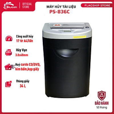 Máy Hủy Tài Liệu Silicon PS-836C