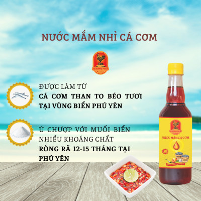 Nước mắm cá cơm Hương Phú 20 độ đạm 500ML - Hàng chính hãng