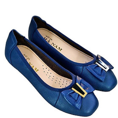 Giày Nữ Búp Bê Đế Bệt Da Bò Thật TiTi ĐÔ Cao Cấp GBBN2047d