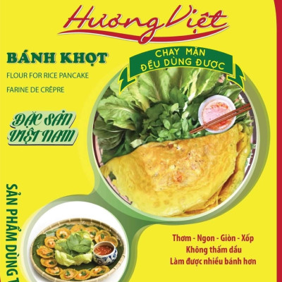 BỘT BÁNH XÈO Hương Việt ( thùng 20gói)