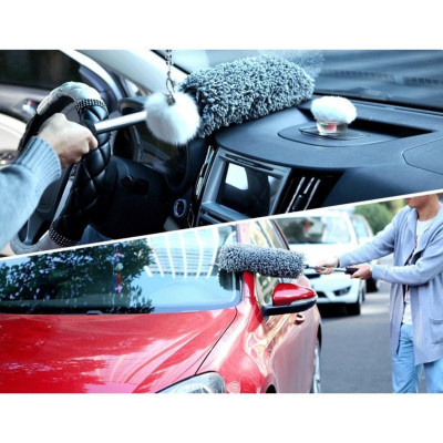 Chổi Lau Quét Bụi Xe Ô Tô, Chổi Lau Vệ Sinh Xe Ô Tô Đa Năng{điều chỉnh dài -ngắn)