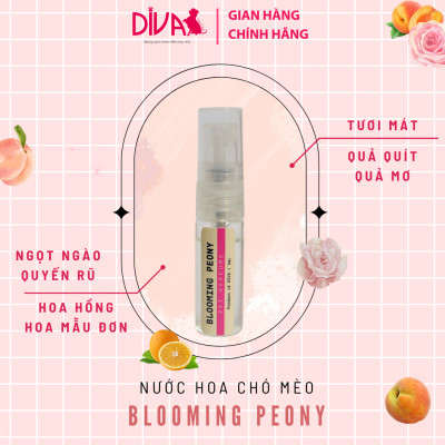 NƯỚC HOA CAO CẤP CHO THÚ CƯNG DIVA - BLOOMING PEONY 3 ML